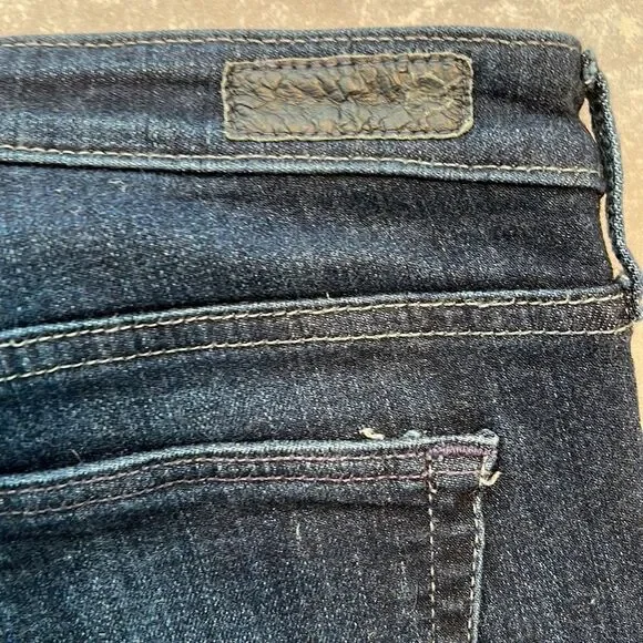 AG womens Super Skinny size 27R blue jeans. - Picture 3 of 6
